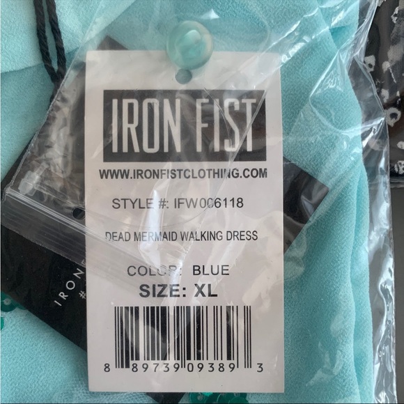 Sz XL Dead Mermaid Walking Dress - Picture 4 of 10